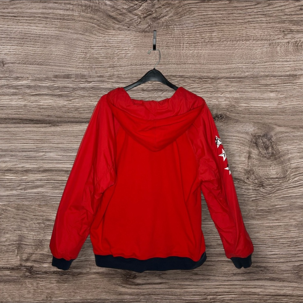 Disney Parks Walt Disney World Red Mens XL Hooded Sweatshirt Full Zip Jacket - Picture 2 of 7